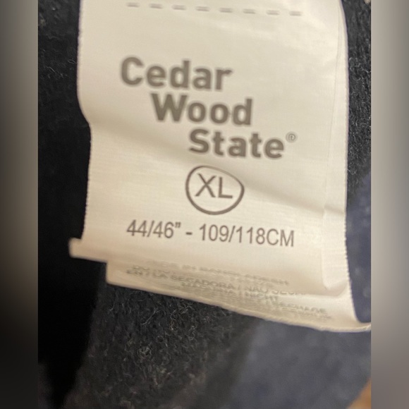 CEDAR WOOD STATE ELEGANT COTTON MEN SWEATER SIZE XL - Picture 6 of 7